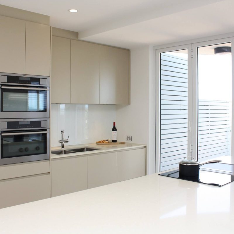 house renovations - minimal white kitchen